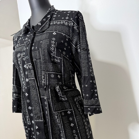 Style & Co. Black and White Floral shirt - Picture 2 of 5